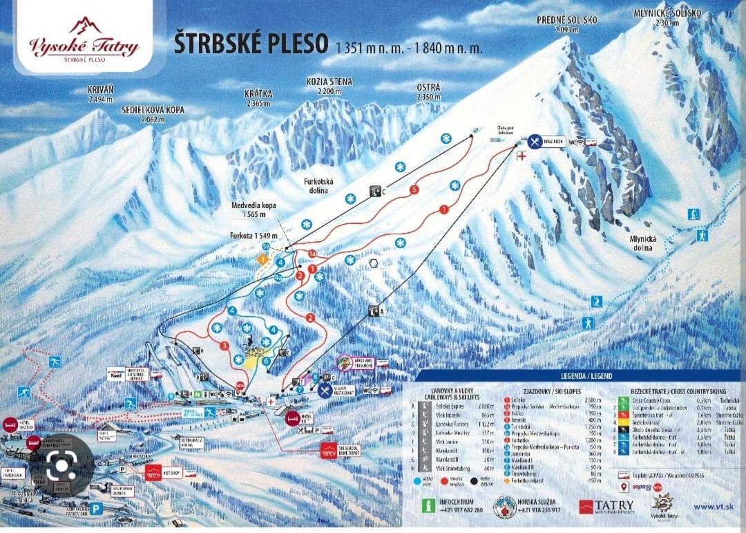 Apartment Tatry Hiking & Wellness Vel'ka Lomnica Esterno foto